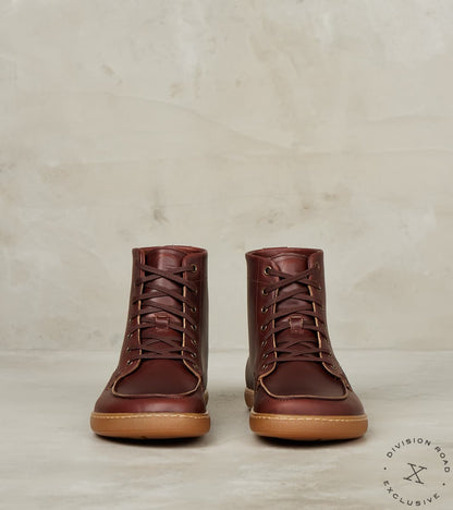 Barefoot Apron Boot - G7 - Barry Cup - Horween Timber CXL