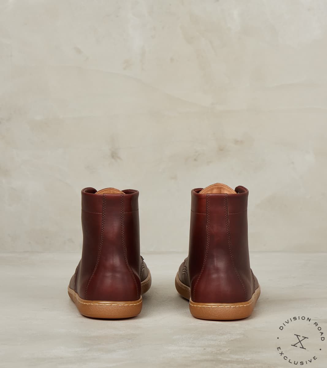 Barefoot Apron Boot - G7 - Barry Cup - Horween Timber CXL