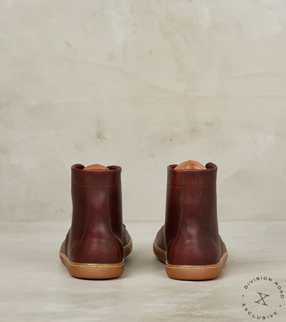 Barefoot Apron Boot - G7 - Barry Cup - Horween Timber CXL