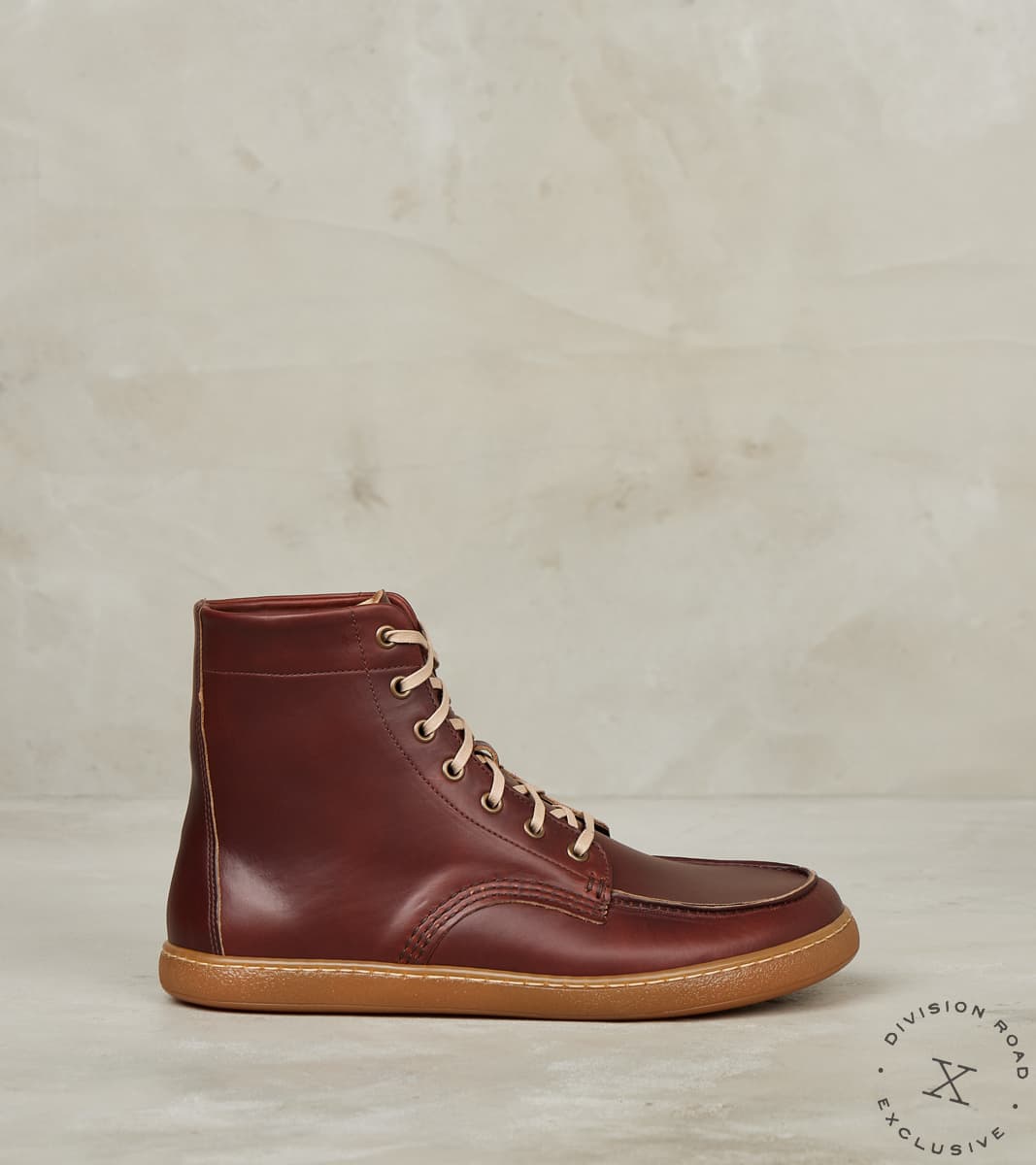 Barefoot Apron Boot - G7 - Barry Cup - Horween Timber CXL