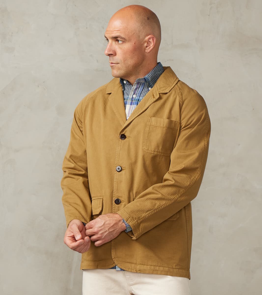 Artist Blazer - Desert Herringbone Twill