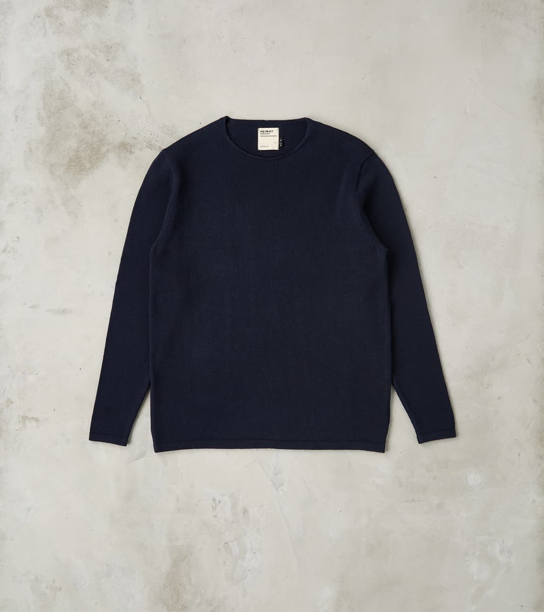 Heimat Textil Harbour Cotton Linen Sweater - Ink