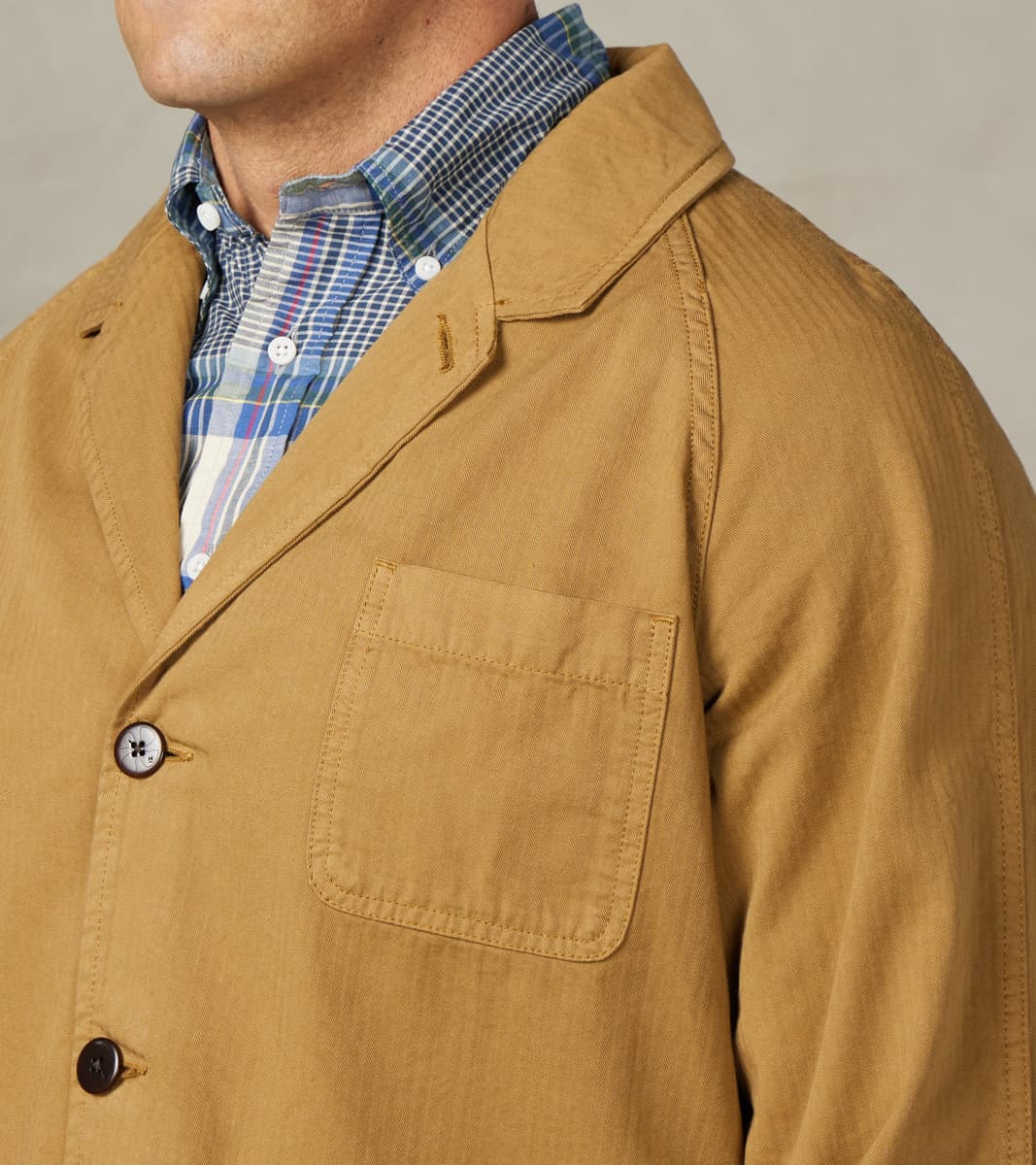 Artist Blazer - Desert Herringbone Twill