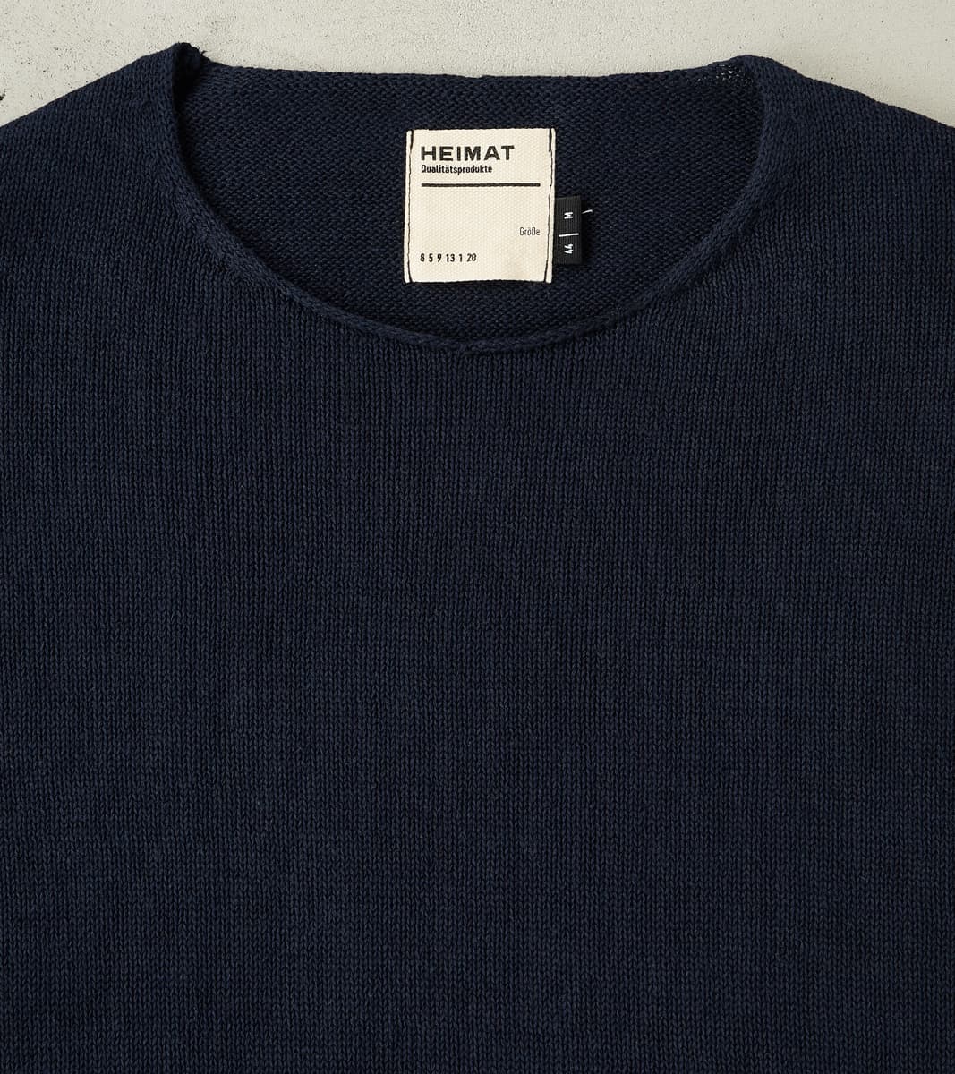 Harbour Cotton Linen Sweater - Ink