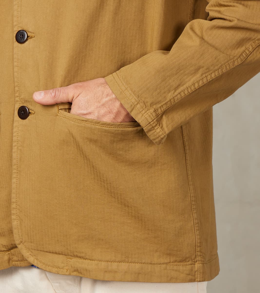 Artist Blazer - Desert Herringbone Twill
