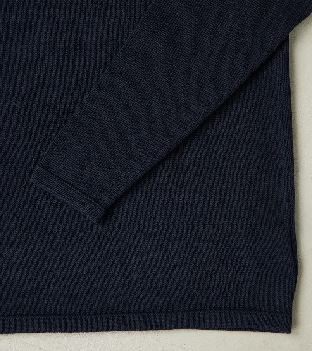 Harbour Cotton Linen Sweater - Ink