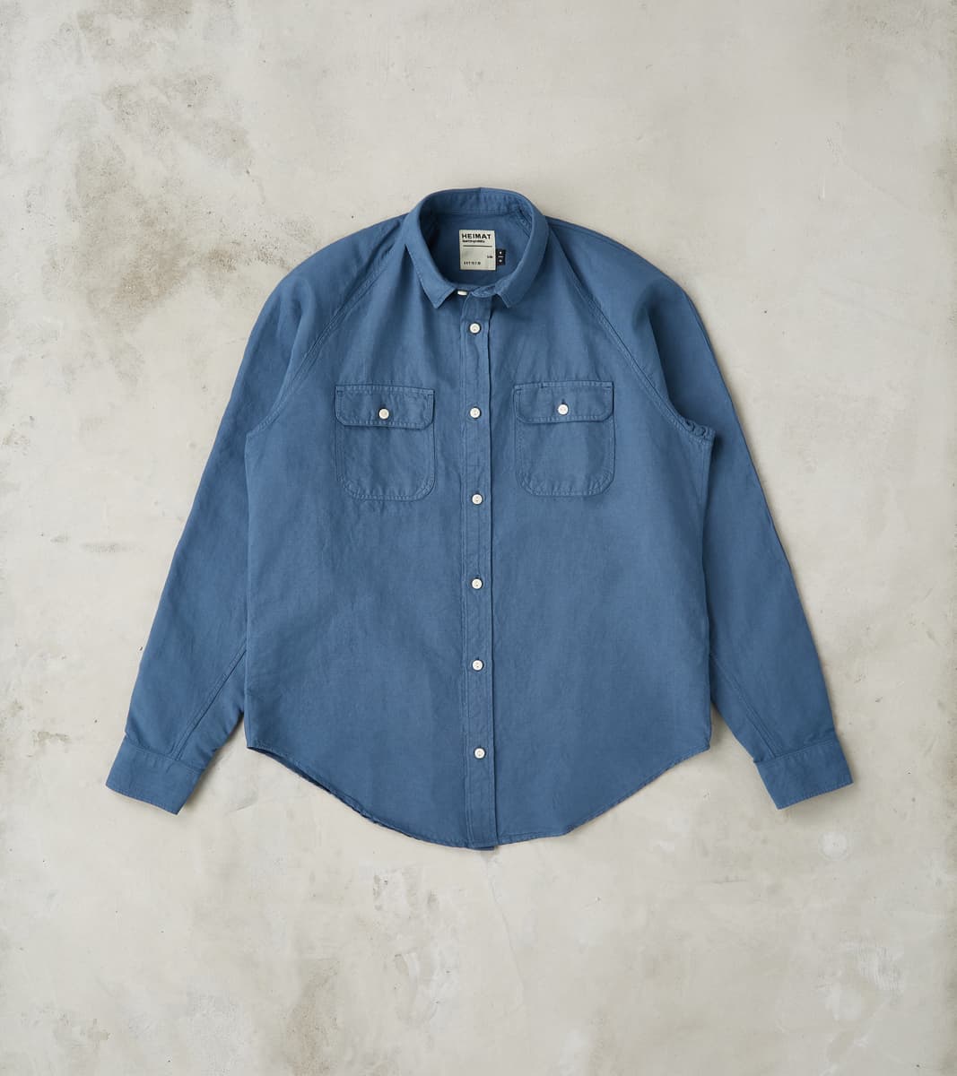 Heimat Textil Arbeitshemd Work Shirt - Garment Dyed Cotton Hemp - Trai…