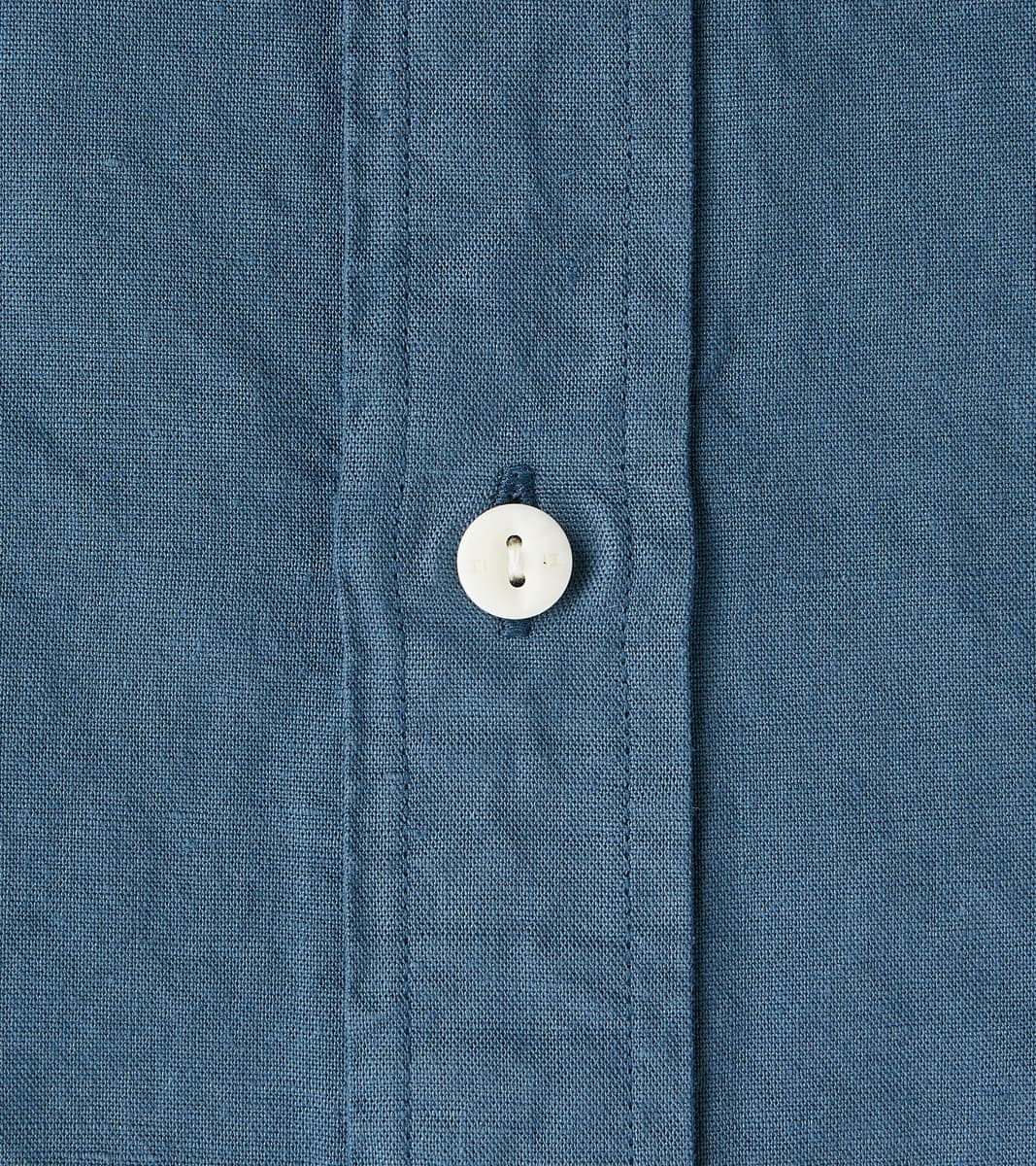 Arbeitshemd Work Shirt - Garment Dyed Cotton Hemp - Trail Blue