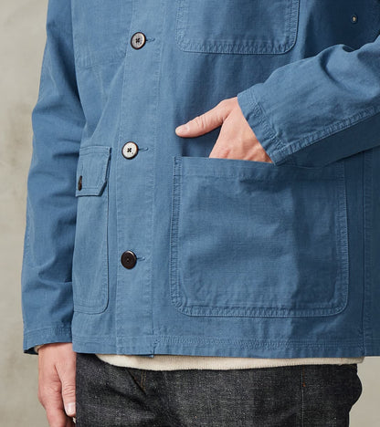Journey Coat - Cotton Ripstop - Trail Blue