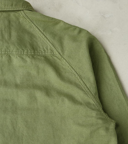 Artist Shirt - Garment Dyed Cotton Hemp - Military Green