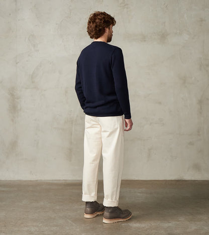 Harbour Cotton Linen Sweater - Ink