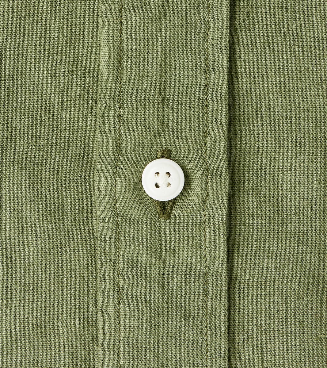 Artist Shirt - Garment Dyed Cotton Hemp - Military Green
