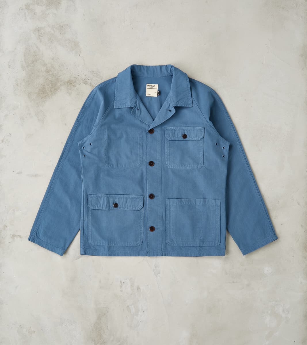 Heimat Textil Journey Coat - Cotton Ripstop - Trail Blue