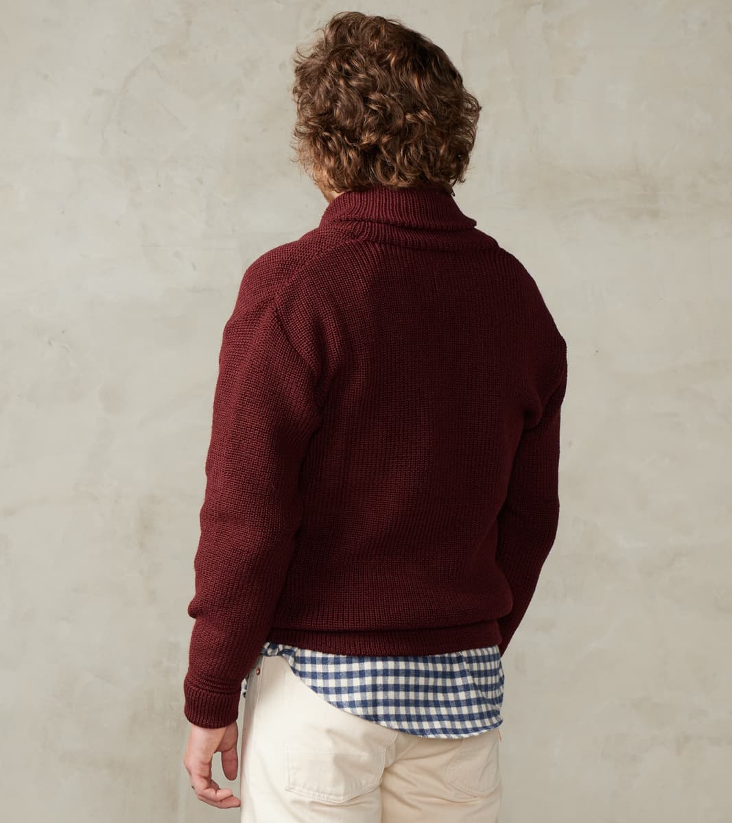 Eiger Pullover Sweater - Burgundy