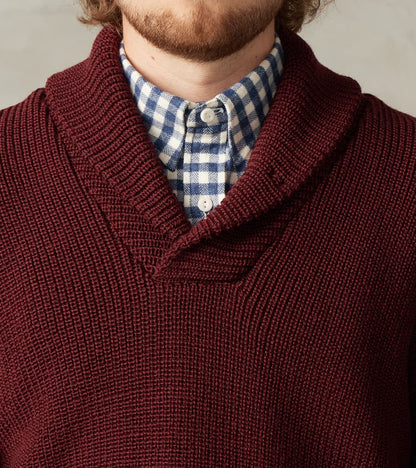 Eiger Pullover Sweater - Burgundy