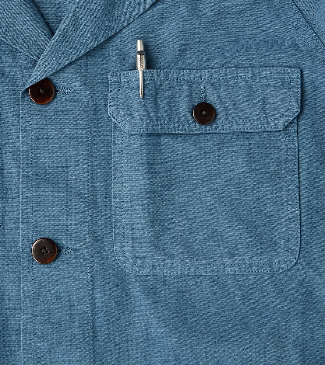 Journey Coat - Cotton Ripstop - Trail Blue