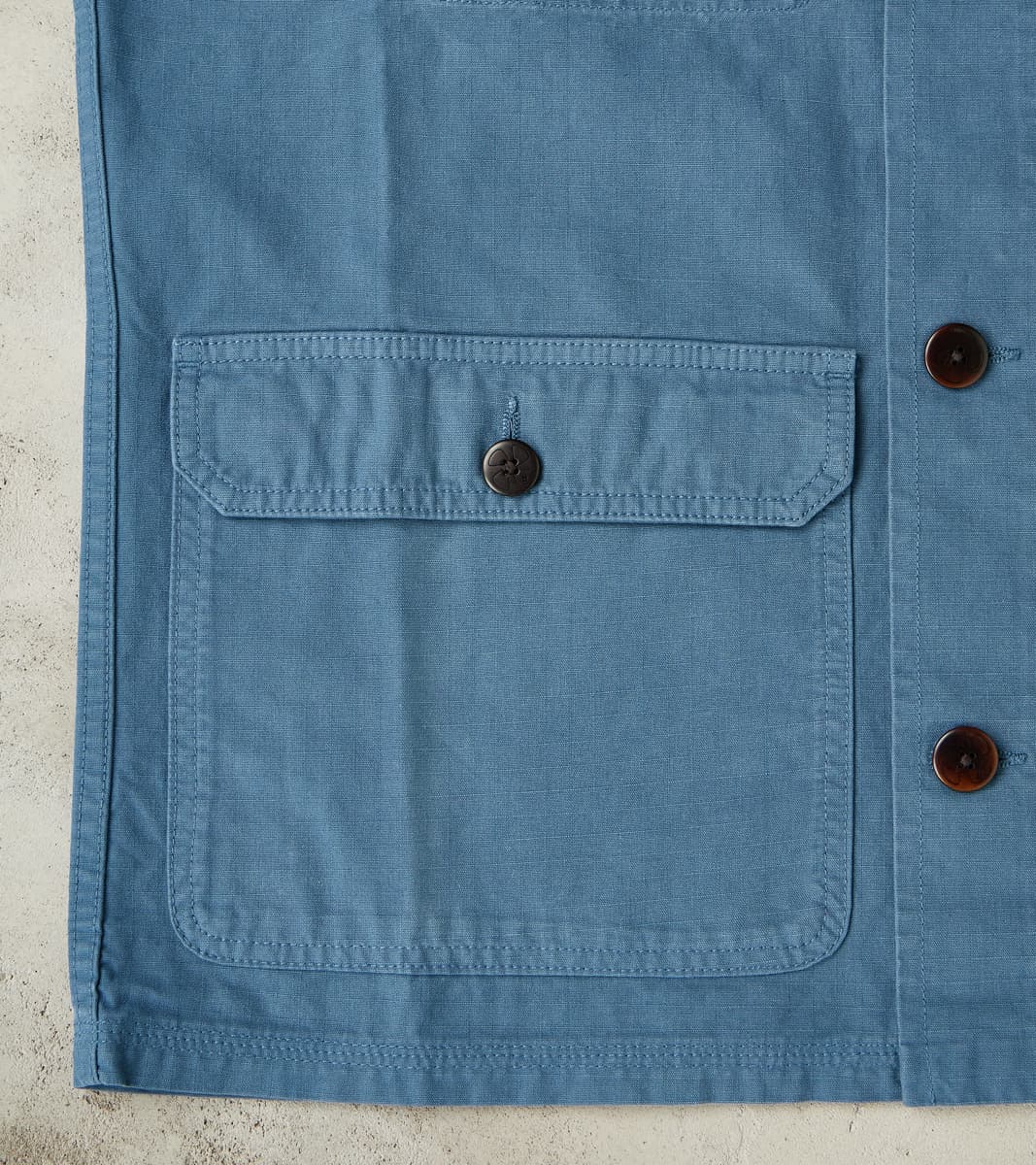 Journey Coat - Cotton Ripstop - Trail Blue
