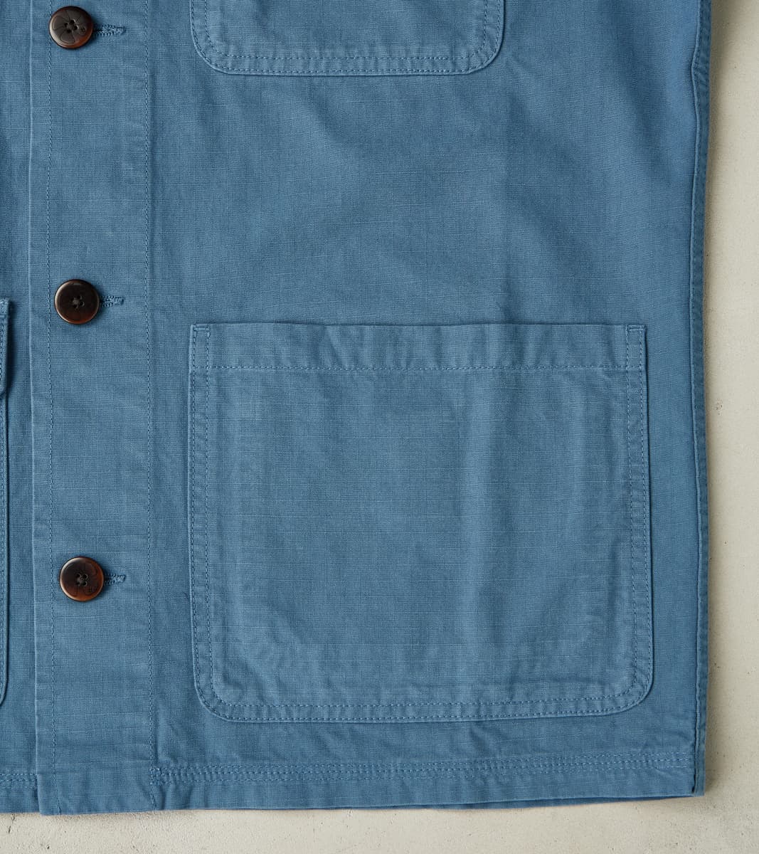 Journey Coat - Cotton Ripstop - Trail Blue