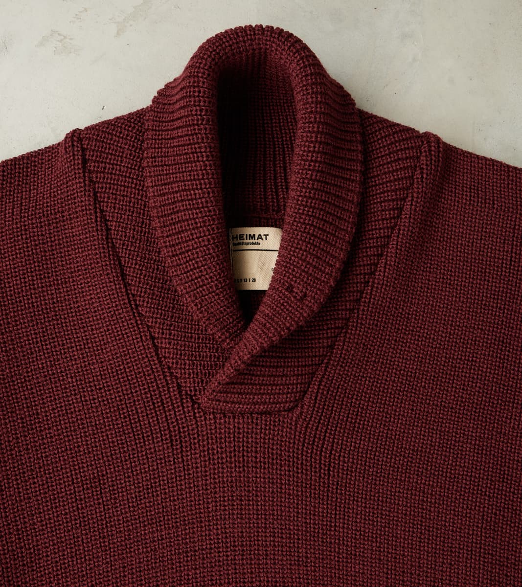 Eiger Pullover Sweater - Burgundy