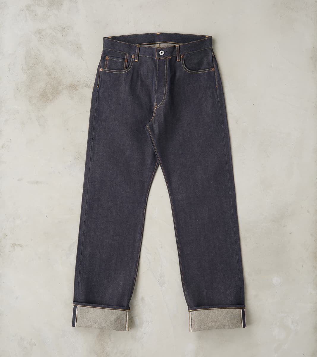 Hidden Forts - HFD-01 - Relaxed Wide Straight - 13.75oz Indigo Japanes…