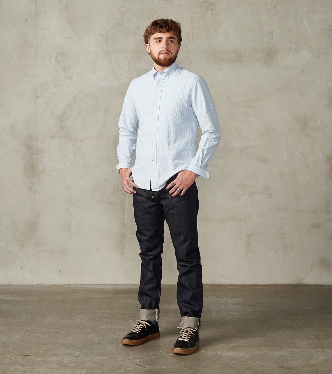 HFD-02 - Relaxed Tapered - 13.75oz Indigo Japanese Selvedge