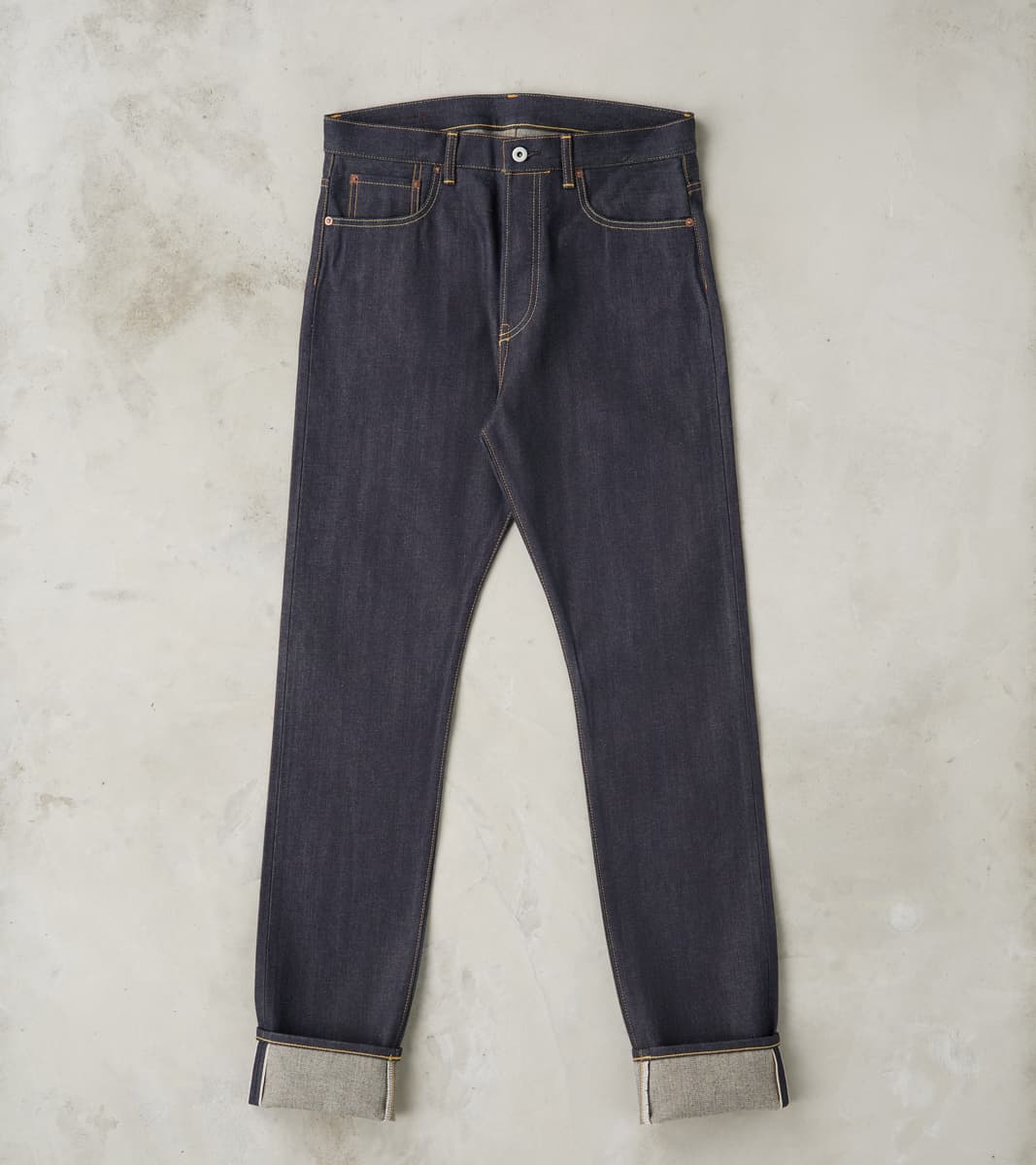 Hidden Forts - HFD-02 - Relaxed Tapered - 13.75oz Indigo Japanese Selv…
