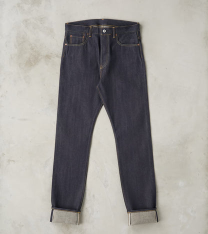 Hidden Forts - HFD-02 - Relaxed Tapered - 13.75oz Indigo Japanese Selv…