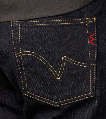 888S-142 - High Rise Relaxed Tapered - 14oz Indigo