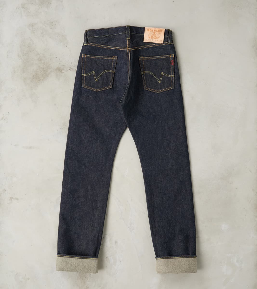 888S - High Rise Relaxed Tapered - 21oz Indigo