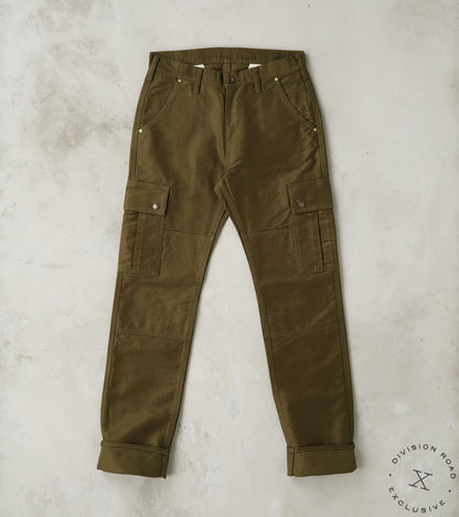 Iron Heart x Division Road 502DR-ODG Serviceman - Classic Tapered Carg…