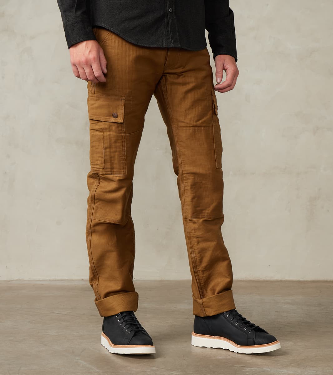 Iron Heart x Division Road 502DR-KHA Serviceman - Classic Tapered Carg…