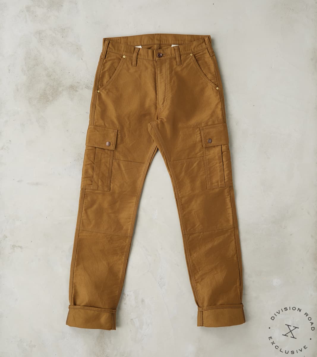 Iron Heart x Division Road 502DR-KHA Serviceman - Classic Tapered Carg…