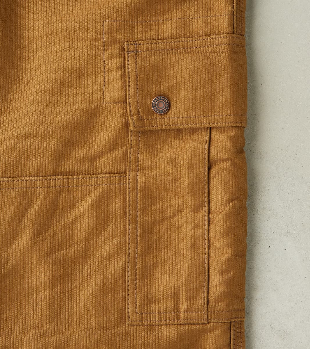 502DR-KHA Serviceman - Classic Tapered Cargo - 12oz Khaki Military Whipcord