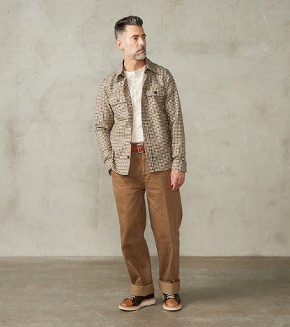 Iron Heart x Division Road 434-BGC - CPO Shirt - Fox Brothers® Wool Sa…