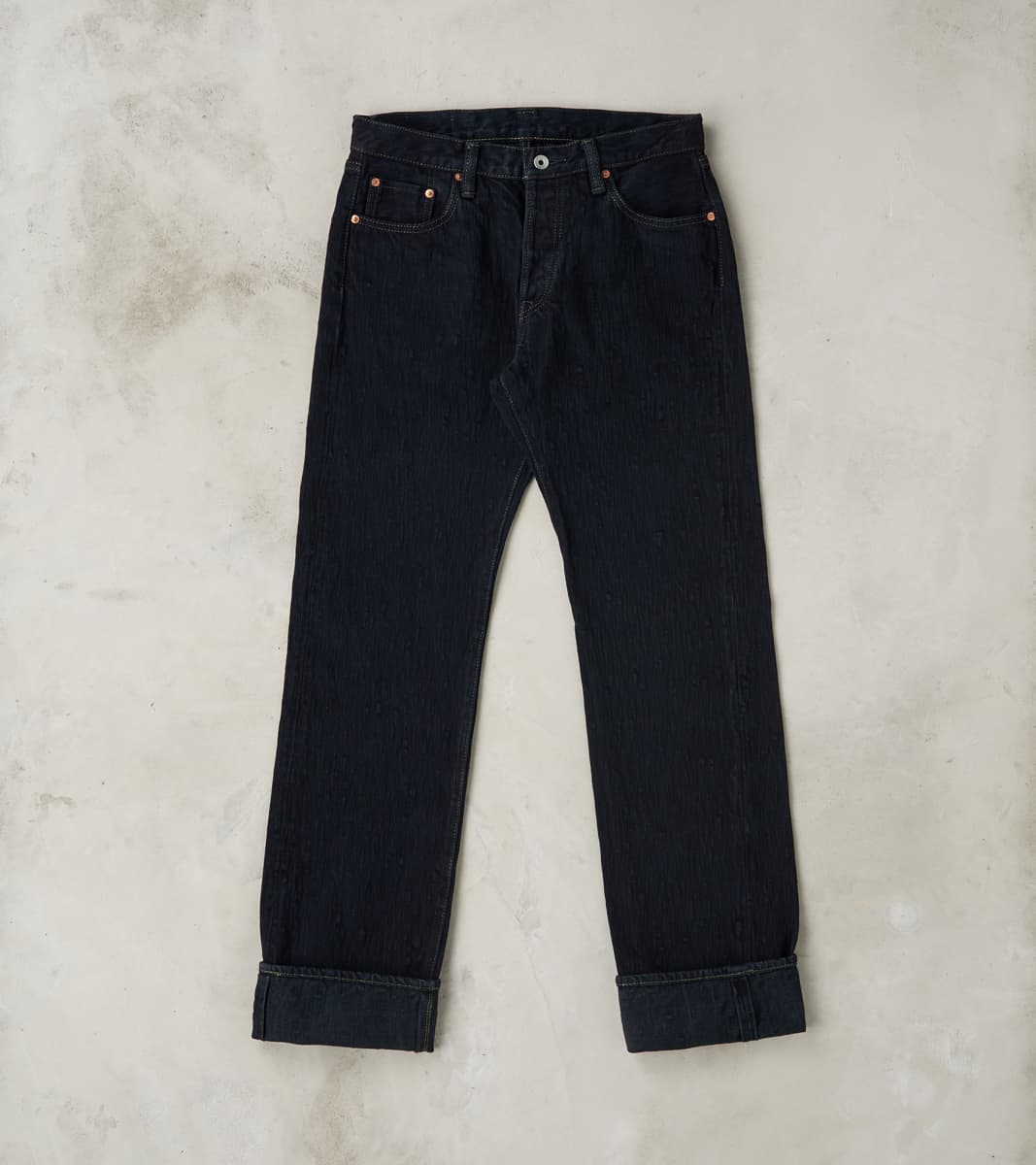 Iron Heart 634S-SLBOD - Straight - 16oz Slubby Selvedge Indigo Overdye…