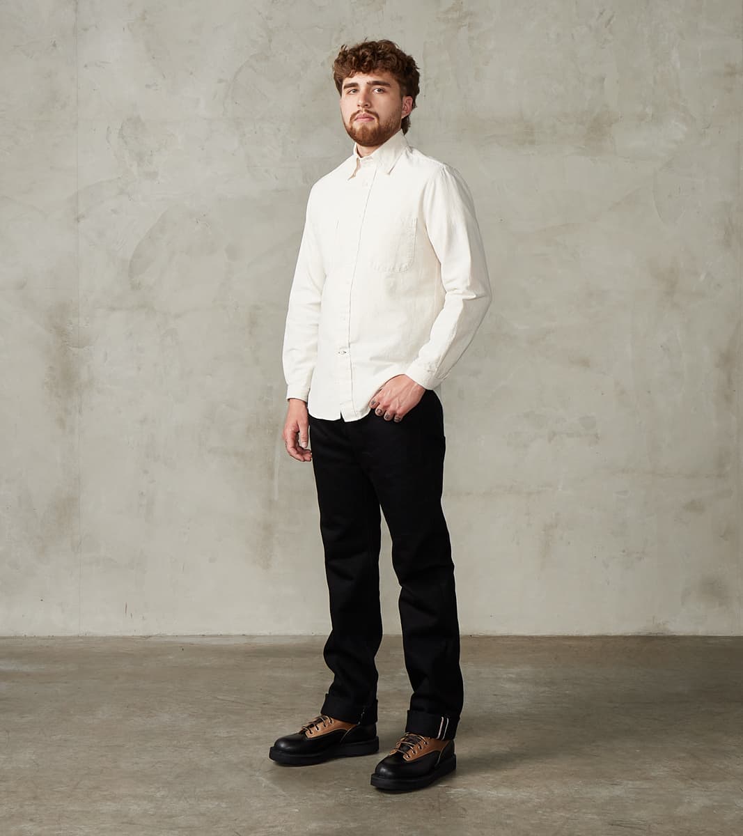 888S-SBG - High Rise Relaxed Tapered - 21oz Superblack Fade To Grey