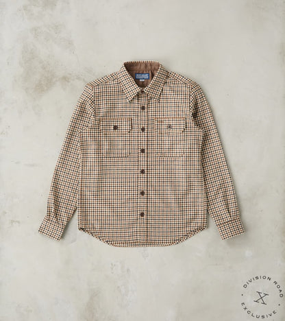 Iron Heart x Division Road 434-BGC - CPO Shirt - Fox Brothers® Wool Sa…