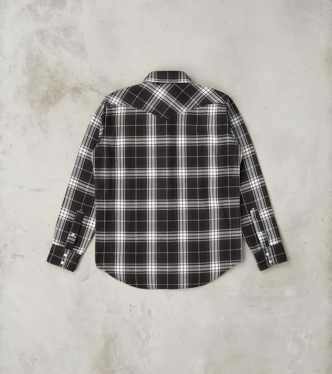 439-BLK - Western - 9oz Selvedge Flannel Black Check
