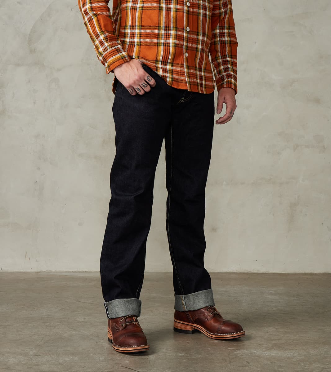Iron Heart 634S-142 - Straight - 14oz Selvedge Indigo