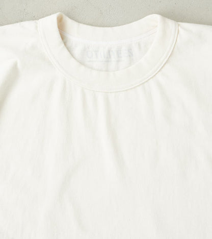UTIL-NPDYE-REED - UTILITEES Crew Neck T-Shirt - 5.5oz Loopwheel Natural Reed Pigment Dyed
