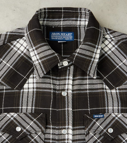 439-BLK - Western - 9oz Selvedge Flannel Black Check