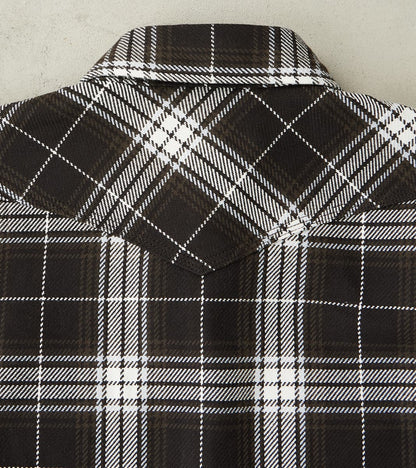 439-BLK - Western - 9oz Selvedge Flannel Black Check