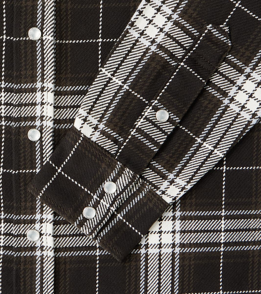 439-BLK - Western - 9oz Selvedge Flannel Black Check