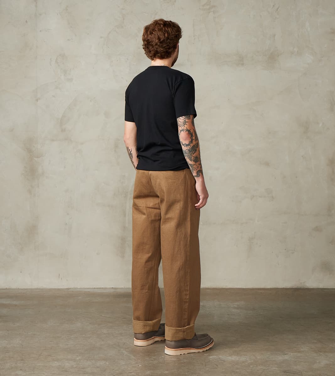 UTIL-BLK - UTILITEES Crew Neck T-Shirt - 5.5oz Loopwheel Black