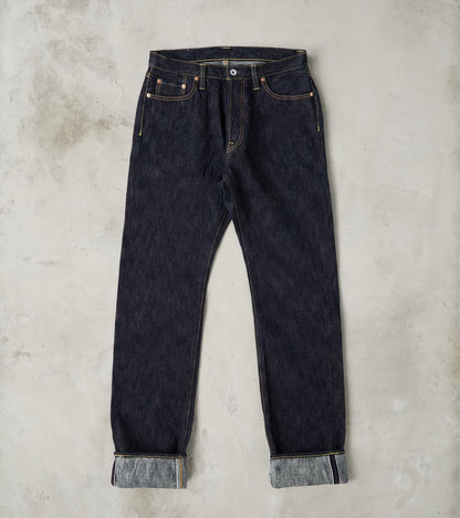 Iron Heart 888S-SLB - High Rise Relaxed Tapered - 16oz Slubby Selvedge…