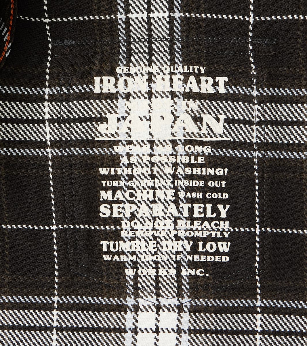 439-BLK - Western - 9oz Selvedge Flannel Black Check
