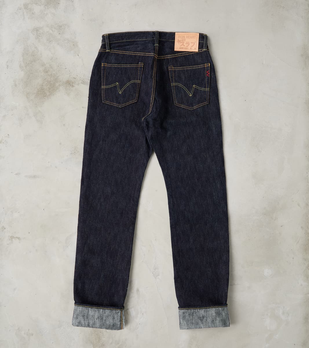 888S-SLB - High Rise Relaxed Tapered - 16oz Slubby Selvedge Indigo