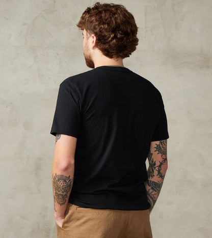 UTIL-BLK - UTILITEES Crew Neck T-Shirt - 5.5oz Loopwheel Black
