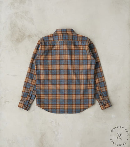 DR 434-TBC - CPO Shirt - Fox Brothers® Wool Tuscan Brown Check Twill Flannel