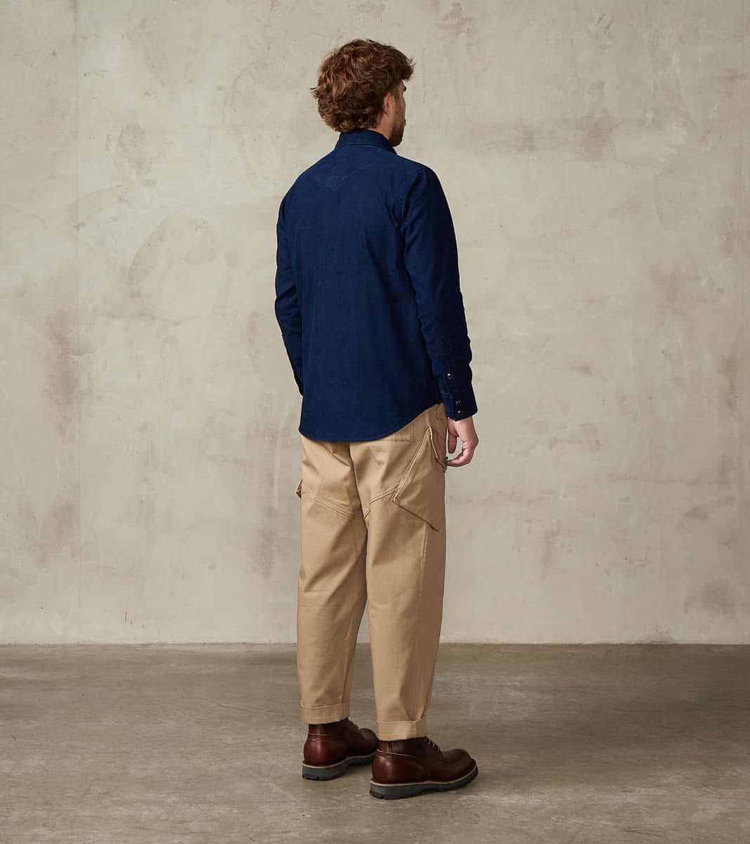 438-IND - Western - 7.5oz Selvedge Indigo Corduroy